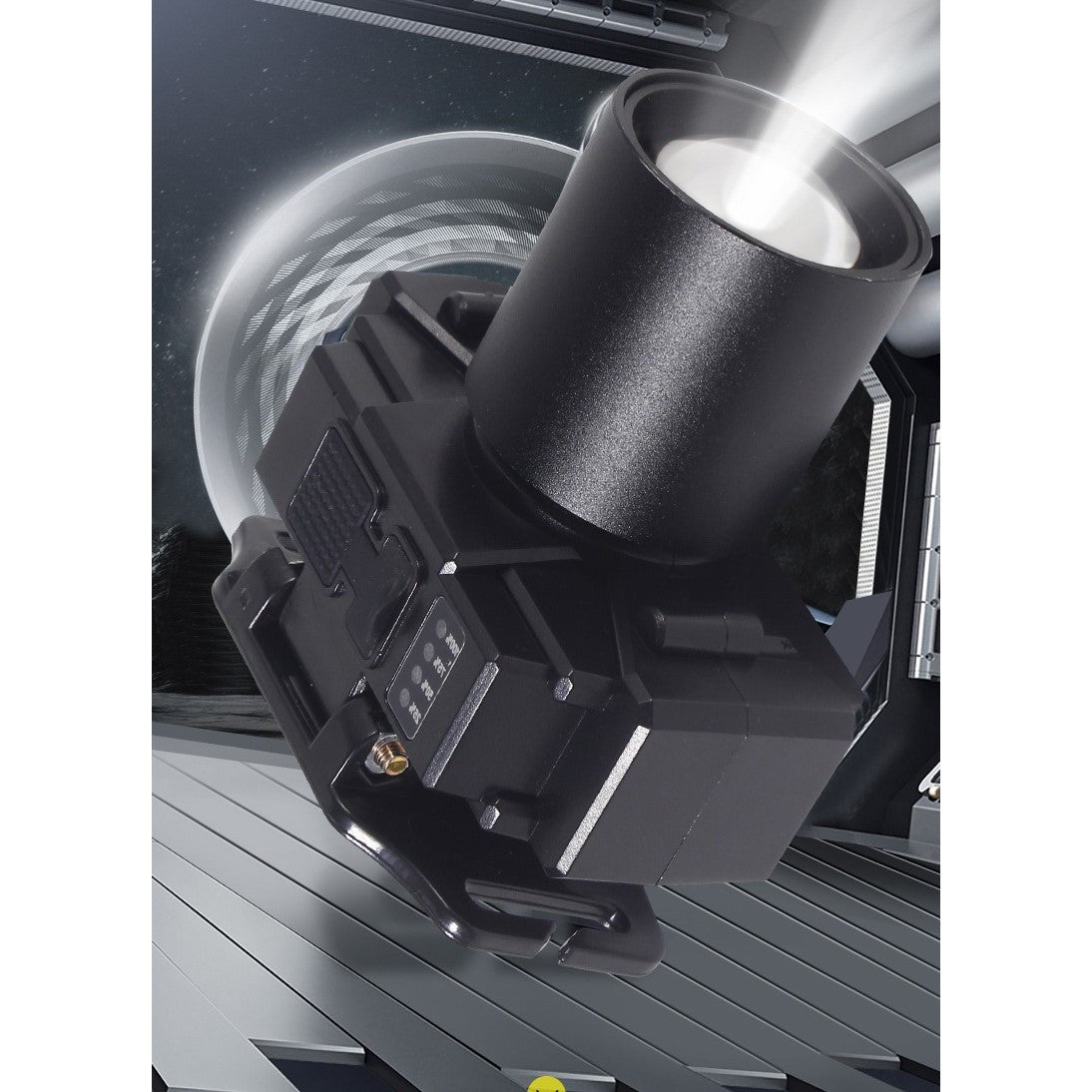 Lanterna LED de Montat pe Cap, Flippy, cu Raza Lunga de Zoom, Far Telescopic, Reglabil, Rezistent la Apa, pentru Pescuit in Aer Liber, Camping, Lumina Puternica, Lanterna, 7x4.5x6 cm, Negru-7