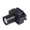 Lanterna LED de Montat pe Cap, Flippy, cu Raza Lunga de Zoom, Far Telescopic, Reglabil, Rezistent la Apa, pentru Pescuit in Aer Liber, Camping, Lumina Puternica, Lanterna, 7x4.5x6 cm, Negru-0