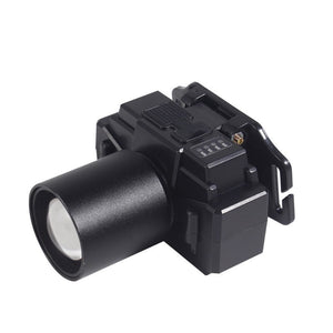 Lanterna LED de Montat pe Cap, Flippy, cu Raza Lunga de Zoom, Far Telescopic, Reglabil, Rezistent la Apa, pentru Pescuit in Aer Liber, Camping, Lumina Puternica, Lanterna, 7x4.5x6 cm, Negru-0