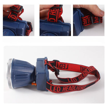 Lanterna LED de Montat pe Cap, Flippy, cu Raza Lunga de Zoom, Reincarcabila USB, Far Telescopic, Rezistent la Apa, Reglabil, pentru Pescuit in Aer Liber, Camping, Lumina Puternica, Lanterna, 10.5x8x6.5 cm, Albastru-2