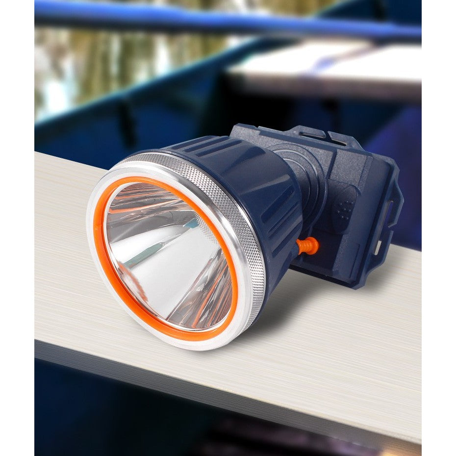 Lanterna LED de Montat pe Cap, Flippy, cu Raza Lunga de Zoom, Reincarcabila USB, Far Telescopic, Rezistent la Apa, Reglabil, pentru Pescuit in Aer Liber, Camping, Lumina Puternica, Lanterna, 10.5x8x6.5 cm, Albastru-7