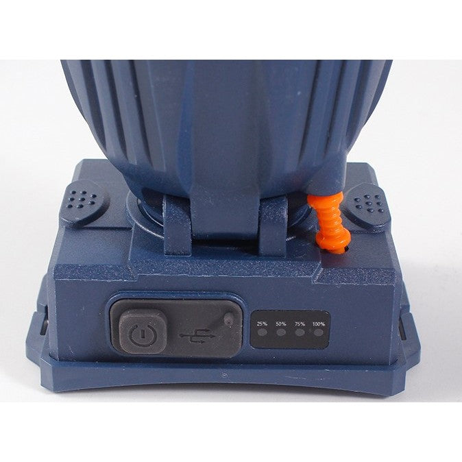 Lanterna LED de Montat pe Cap, Flippy, cu Raza Lunga de Zoom, Reincarcabila USB, Far Telescopic, Rezistent la Apa, Reglabil, pentru Pescuit in Aer Liber, Camping, Lumina Puternica, Lanterna, 10.5x8x6.5 cm, Albastru-11