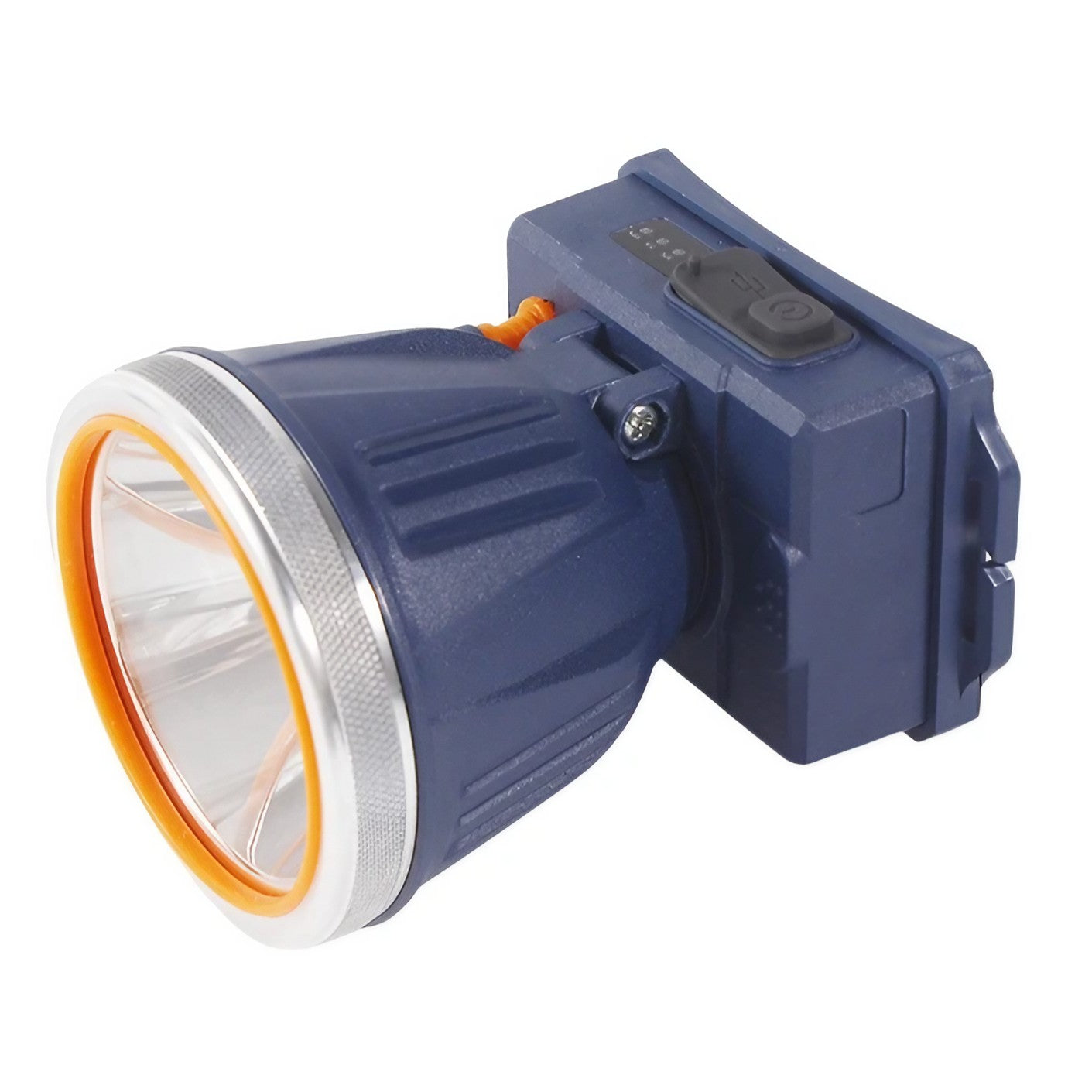 Lanterna LED de Montat pe Cap, Flippy, cu Raza Lunga de Zoom, Reincarcabila USB, Far Telescopic, Rezistent la Apa, Reglabil, pentru Pescuit in Aer Liber, Camping, Lumina Puternica, Lanterna, 10.5x8x6.5 cm, Albastru-0