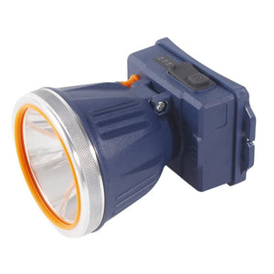 Lanterna LED de Montat pe Cap, Flippy, cu Raza Lunga de Zoom, Reincarcabila USB, Far Telescopic, Rezistent la Apa, Reglabil, pentru Pescuit in Aer Liber, Camping, Lumina Puternica, Lanterna, 10.5x8x6.5 cm, Albastru-0