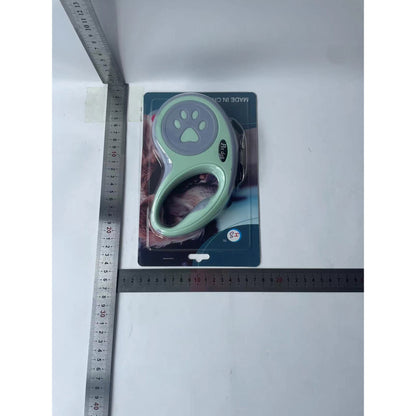 Lesa Automata Retractabila, Flippy, pentru Caini, 5 m, 20 kg, ABS, Verde/Bleu, 8x12x4 cm-5