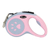 Lesa Automata Retractabila, Flippy, pentru Caini, 5m, 20 kg, ABS, Roz/Gri, 8x12x4 cm-0