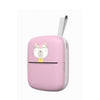 Mini Imprimanta Foto Portabila, Flippy, Incarcare USB, Bluetooth, Model Pisica, Roz-0