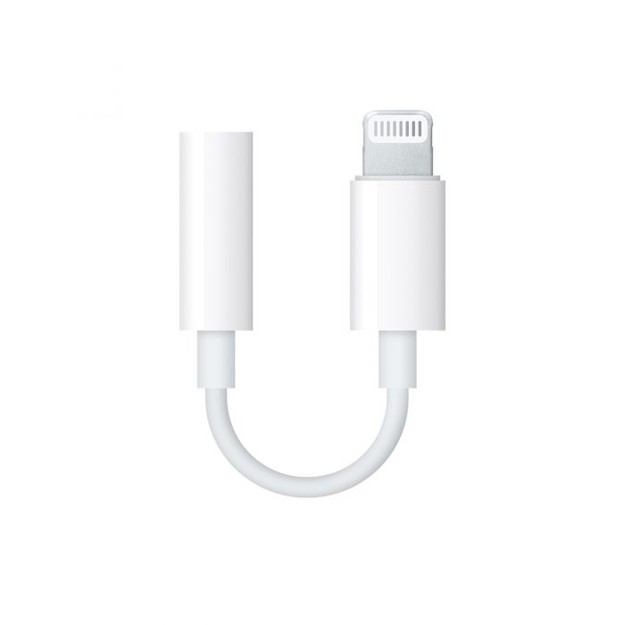 Adaptor audio Lightning - Jack 3.5mm, alb