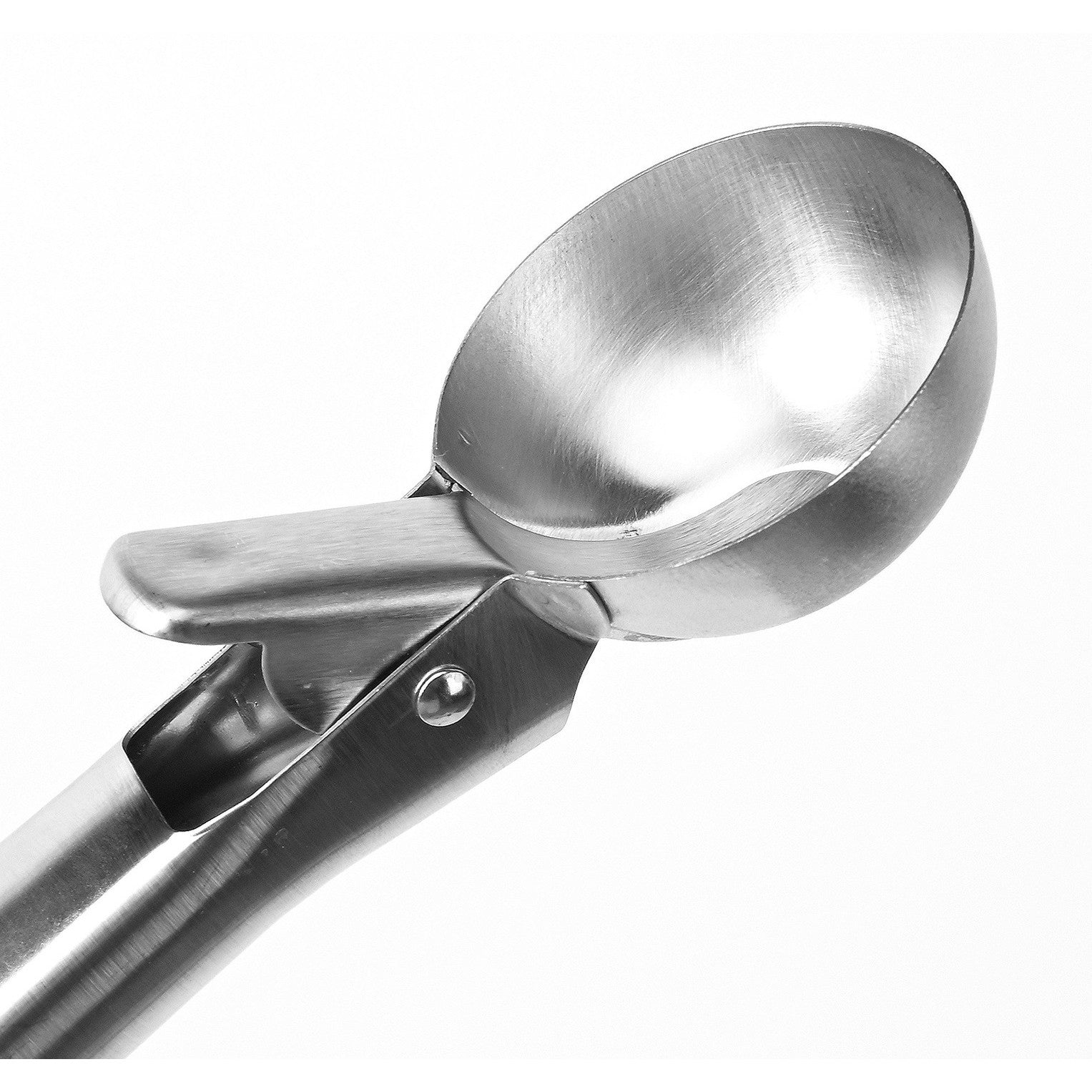 Lingura dozatoare inghetata Flippy,  Cool Serving, inox, gri-1