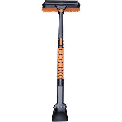 Lopata pentru zapada Flippy, 3 in 1, Perie si Racleta, Rotativa, Telescopica, Detasabila, Material Aluminiu si ABS, 100 x 25 cm, negru-0