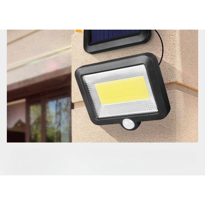 Lumina cu incarcare solara, 100 LED cu 1 grila pe inductie, montaj pe perete, Flippy-1