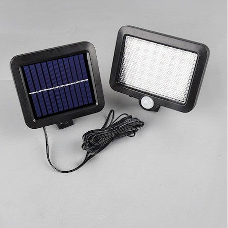 Lumina cu incarcare solara, 56 LED cu 1 grila pe inductie, montaj pe perete, Flippy