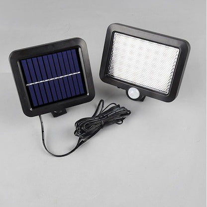 Lumina cu incarcare solara, 56 LED cu 1 grila pe inductie, montaj pe perete, Flippy-1