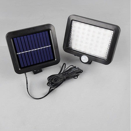 Lumina cu incarcare solara, 56 LED cu 1 grila pe inductie, montaj pe perete, Flippy-1
