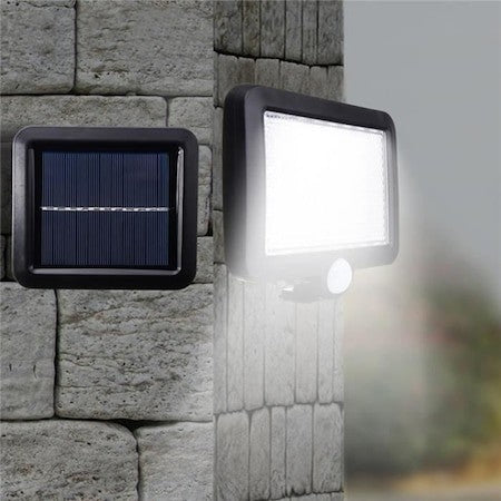Lumina cu incarcare solara, 56 LED cu 1 grila pe inductie, montaj pe perete, Flippy-4