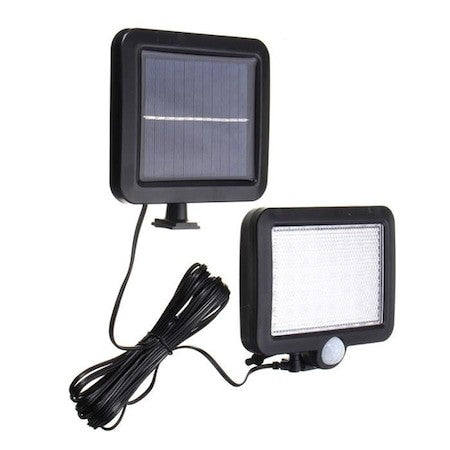 Lumina cu incarcare solara, 56 LED cu 1 grila pe inductie, montaj pe perete, Flippy-0