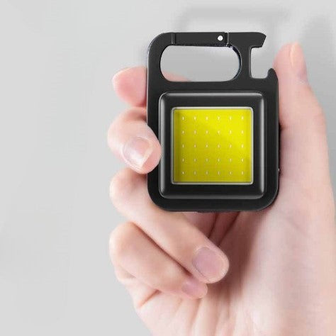 Lanterna de buzunar tip breloc, 30 LED-uri, incarcare prin usb Type C, pentru exterior, camping, alpinism, ciclism, Flippy-4