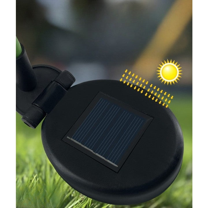 Lampa Solara LED tip Crizantema cu o floare pentru Gradina, Inaltime 80 cm, Flippy-8