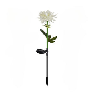 Lampa Solara LED tip Crizantema cu o floare pentru Gradina, Inaltime 80 cm, Flippy-0