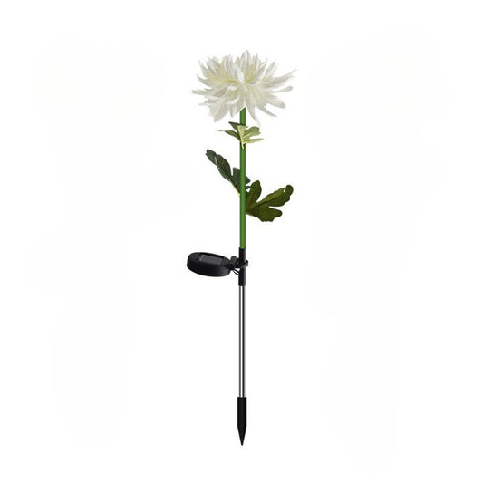 Lampa Solara LED tip Crizantema cu o floare pentru Gradina, Inaltime 80 cm, Flippy-0