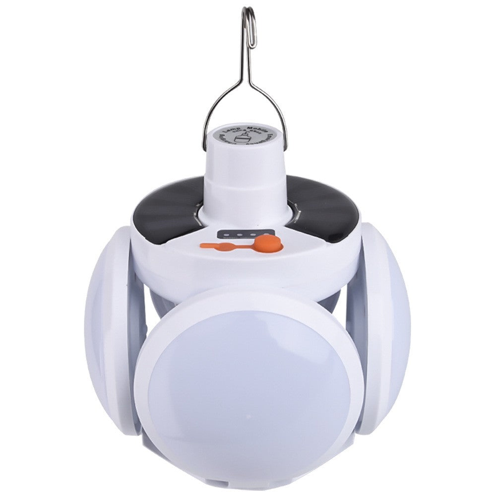 Lampa solara cu 25 LED-uri, pliabila, prindere carlig cu 5 moduri de iluminare, Flippy-0