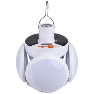 Lampa solara cu 25 LED-uri, pliabila, prindere carlig cu 5 moduri de iluminare, Flippy-0