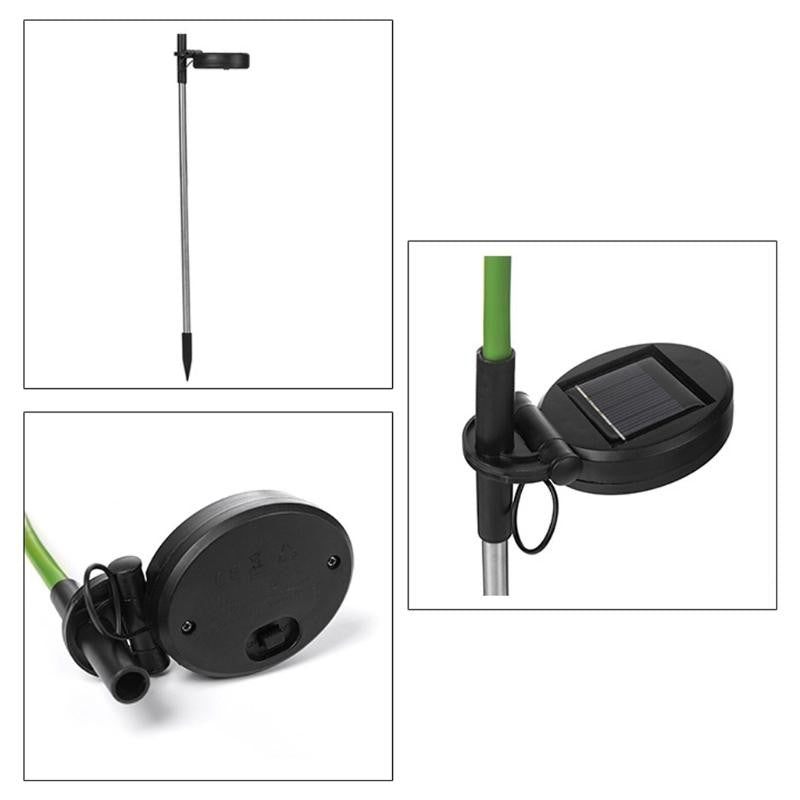 Lumina solara LED tip Spic de grau, inaltime 80 cm, pentru gradina, Flippy-2