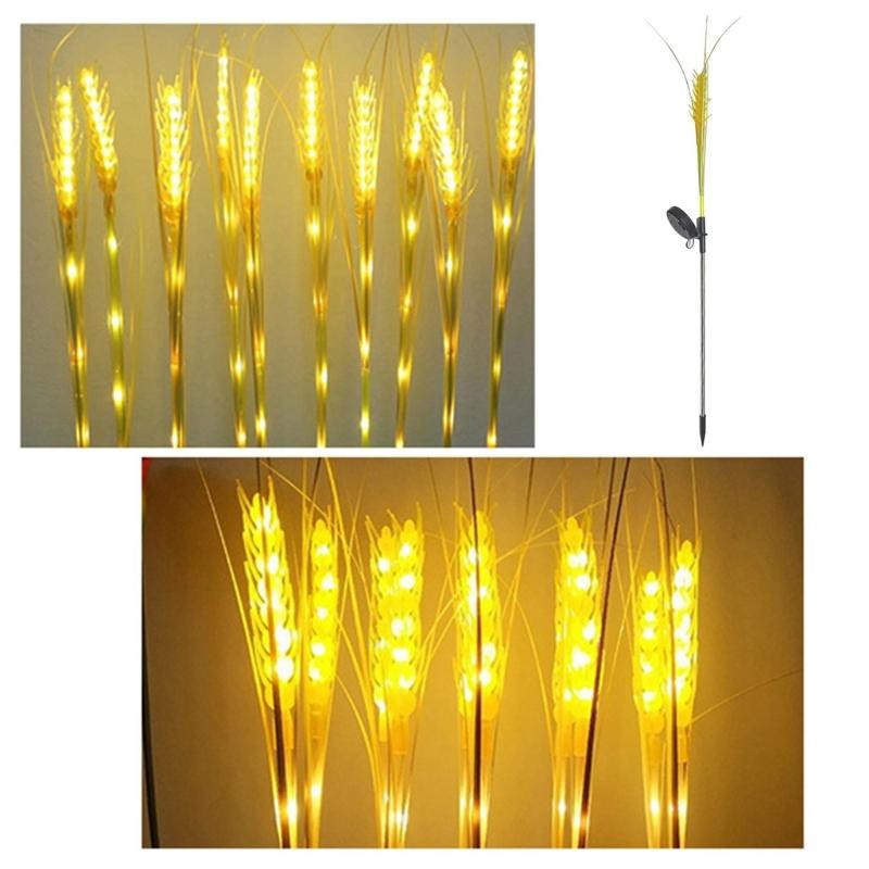 Lumina solara LED tip Spic de grau, inaltime 80 cm, pentru gradina, Flippy-3