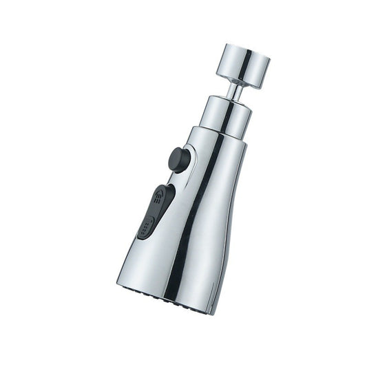 Extensie Robinet Bucatarie, Flippy, Universal, 3 Moduri de Curgere Apa, Otel Inoxidabil, Rotire 360 de Grade, Cap Pivotant, Adaptor Baterie Bucatarie, 9.7x5.1 cm, Gri-0
