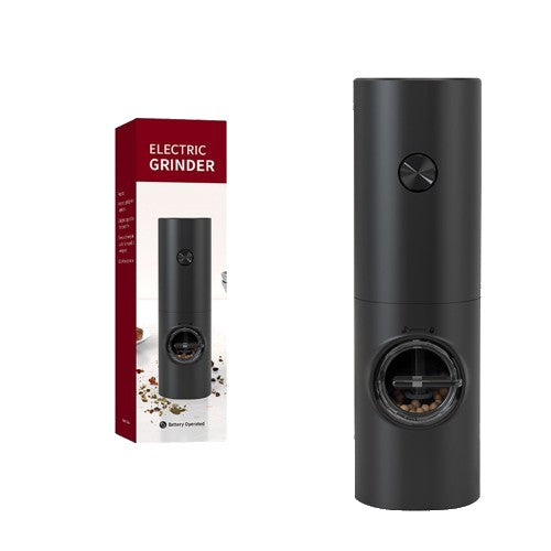 Rasnita Electrica pentru Cafea si Condimente, Flippy, Cutit de Macinare din Otel Inoxidabil, Incarcare cu Baterii, Optiuni Diferite de Macinare, Usor de Manevrat, 18x5.5cm, Negru-0