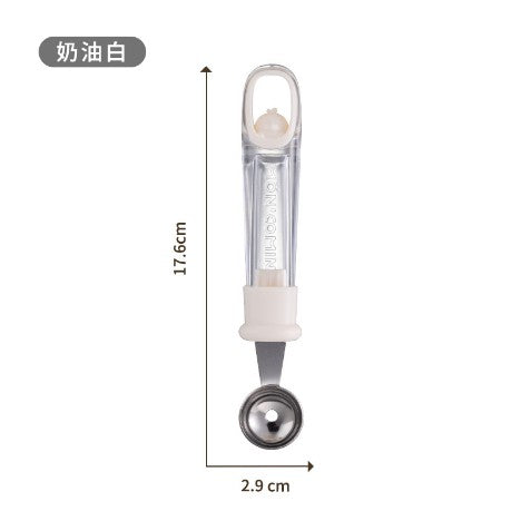 Lingura pentru Pepene, Flippy, 17.6x2.9 cm, Bej-0