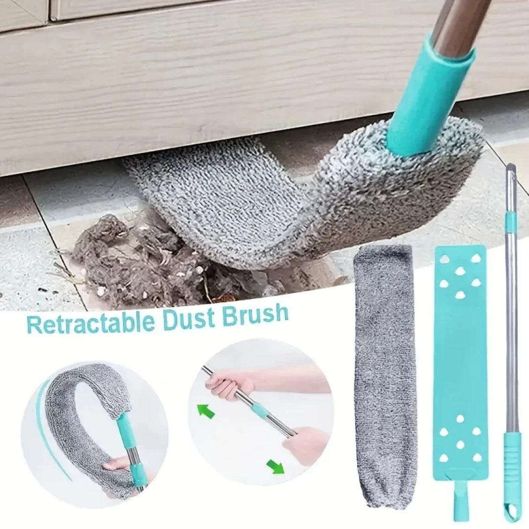 OFERTA 1+1 Mop Flexibil Telescopic 55–130 cm cu Lavetă din Microfibră