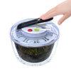 Uscator Manual pentru Salata si Verdeturi, Flippy, Plastic, 20x20x25 cm, Capacitate 5L, Negru-0