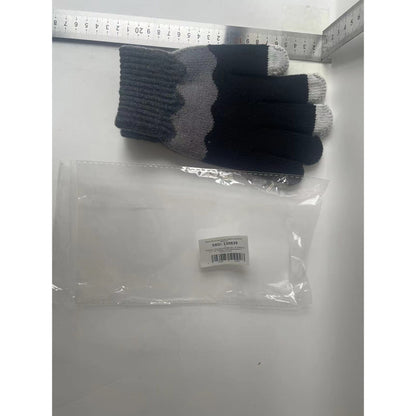 Manusi Touchscreen din Acril, Marime Universala, Negru/Gri-1
