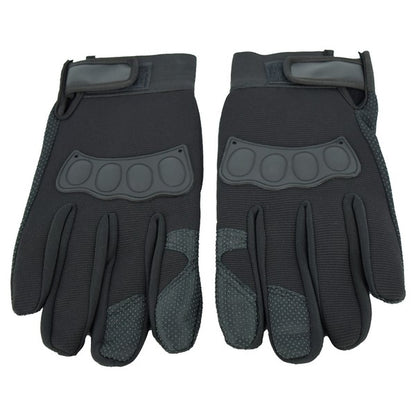 Manusi cu elemente de protectie, cu destinatie Moto, ATV, SSV, QUAD, culoare Neagra-0