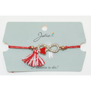Martisor Bratara Ciucure cu Pandantiv, Model 8-0