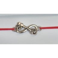 Martisor Bratara cu 2 Noduri Elastica, Infinit-0