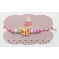 Martisor Bratara Multicolora pentru Copii, din Lemn si Textil, Model 2-0