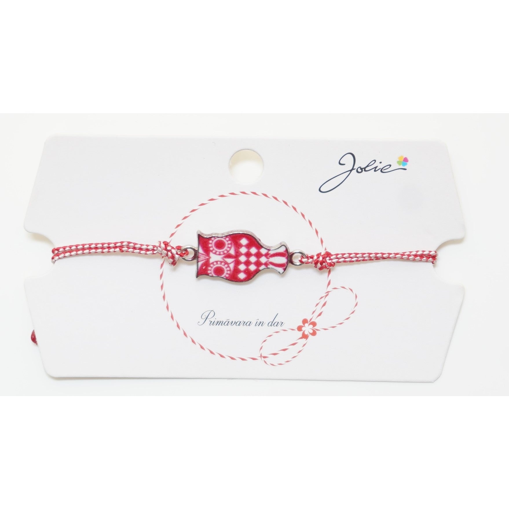 Martisor Bratara Traditionala, Pandantive Aprox 2 cm, Model 4-0