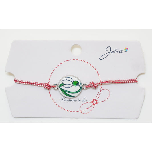 Martisor Bratara Traditionala, Pandantive Aprox 2 cm, Model 6-0