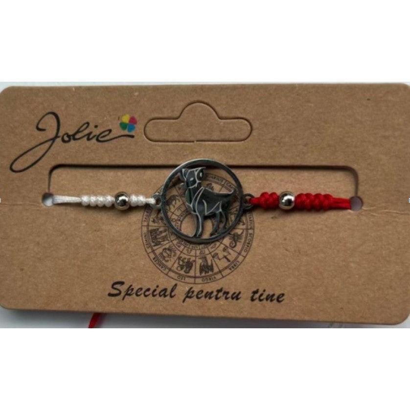 Martisor bratara zodiac, Jolie, 5x9 cm, Berbec-1
