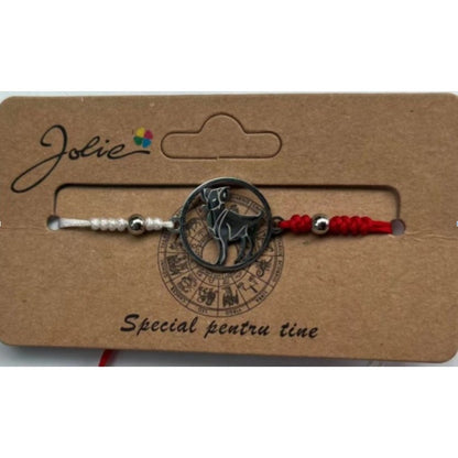 Martisor bratara zodiac, Jolie, 5x9 cm, Berbec-1