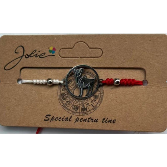 Martisor bratara zodiac, Jolie, 5x9 cm, Berbec-1