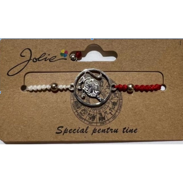 Martisor bratara zodiac, Jolie, 5x9 cm, Leu-0