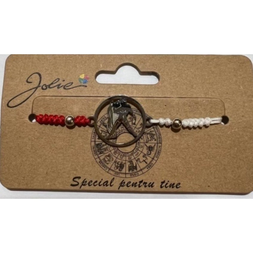 Martisor bratara zodiac, Jolie, 5x9 cm, Varsator-0