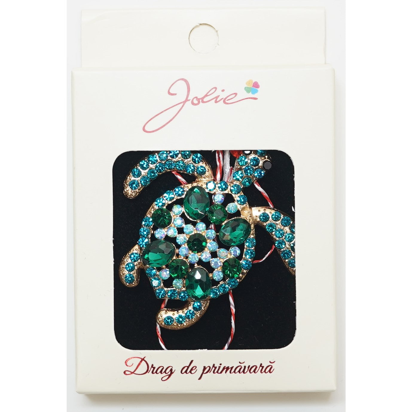 Martisor Brosa Medie, Multicolora, Dimensiune Brosa Aprox 5 cm, Material Metal, Model 1-0