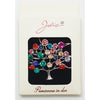 Martisor Brosa Medie, Multicolora, Dimensiune Brosa Aprox 5 cm, Material Metal, Model 11-0