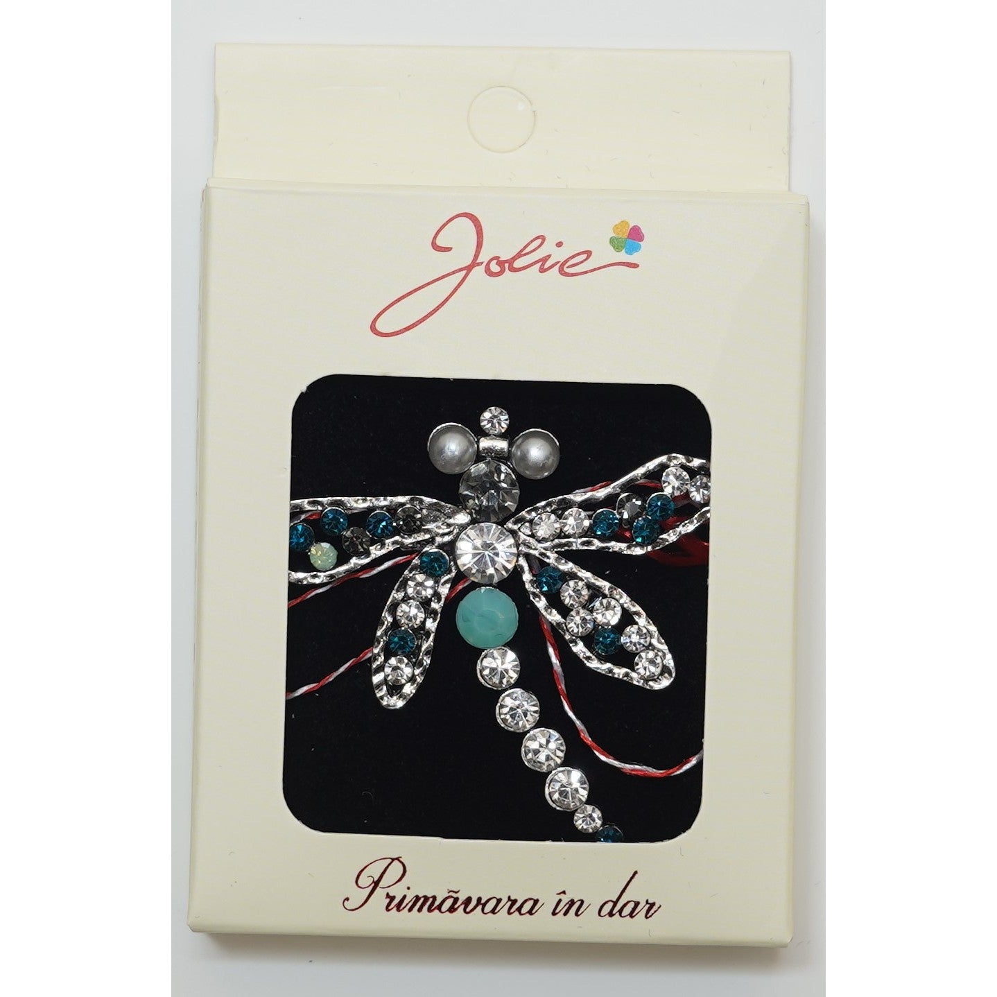 Martisor Brosa Medie, Multicolora, Dimensiune Brosa Aprox 5 cm, Material Metal, Model 13-0