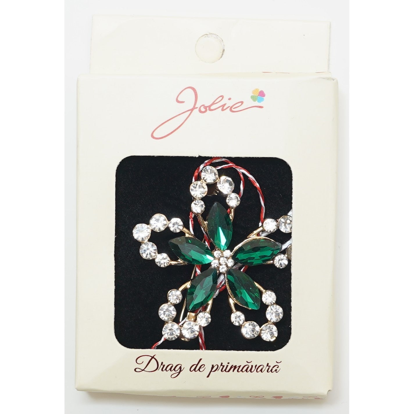 Martisor Brosa Medie, Multicolora, Dimensiune Brosa Aprox 5 cm, Material Metal, Model 14-0
