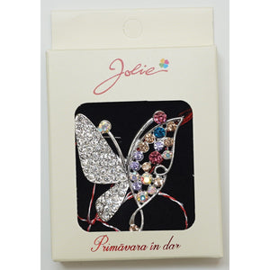Martisor Brosa Medie, Multicolora, Dimensiune Brosa Aprox 5 cm, Material Metal, Model 15-0